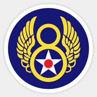 8th Air Force Insignia (left breast) Sticker